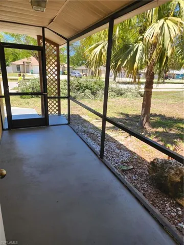 From the front door  looking at screen door