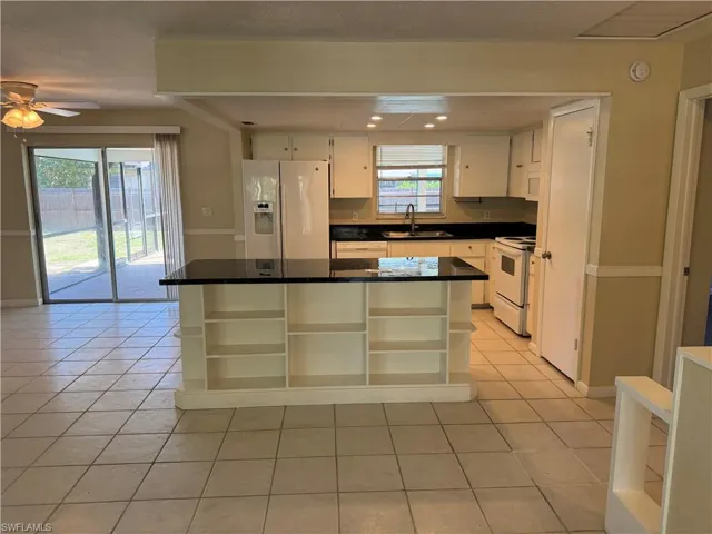 Looking towards kitchen from front door