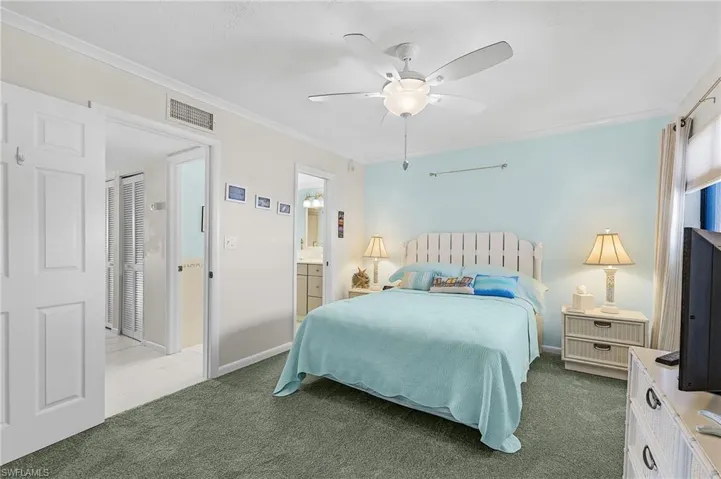 Guest bath also has access from main living area