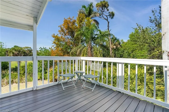 View of deck