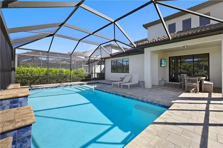 Alternate Pool & Screened Lanai Deck Area View
