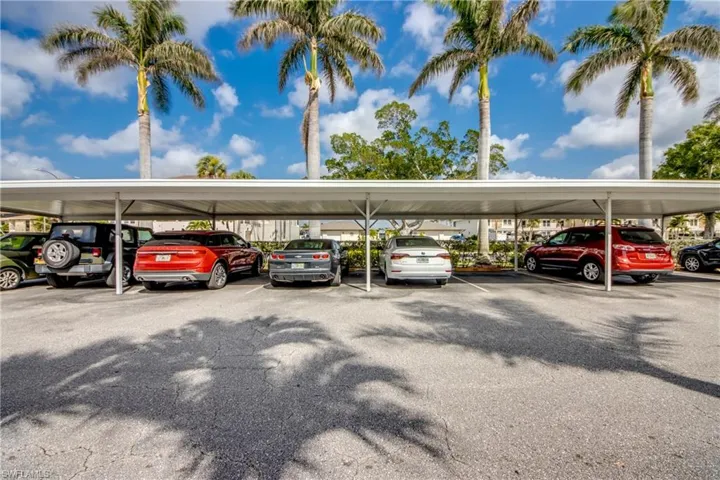 Each unit has an assigned covered parking spot, plus there are several guest spots.