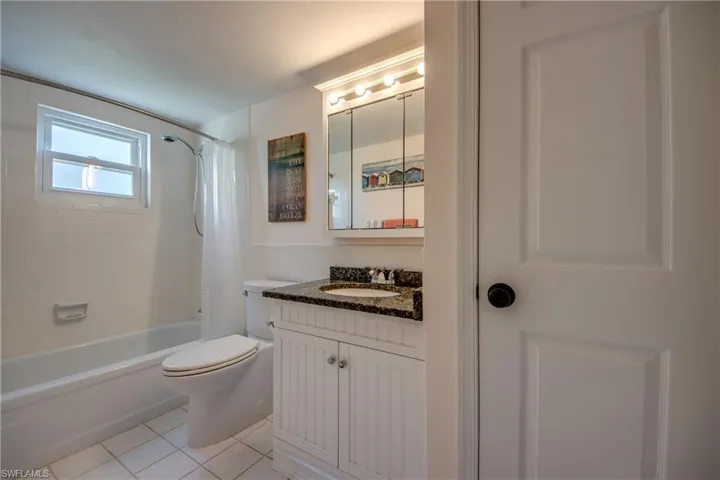 Both bathrooms are ensuite and have a linen closet.