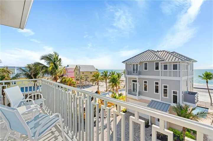 Primary Balcony with a water view
