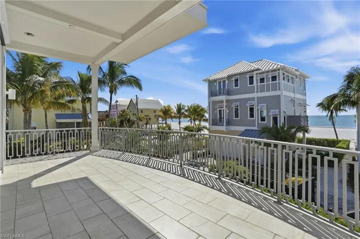 View of patio / terrace with a water view