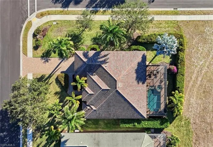 Aerial view of subject property