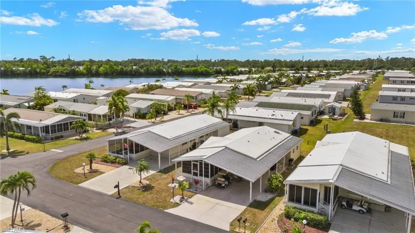 Bird's eye view with a residential view and a water view