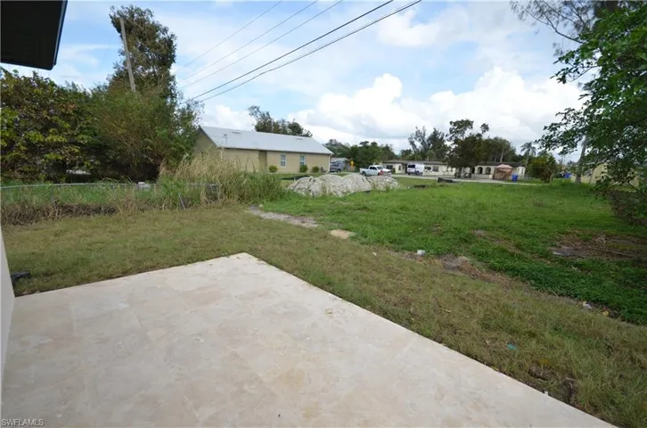 View of yard featuring a patio