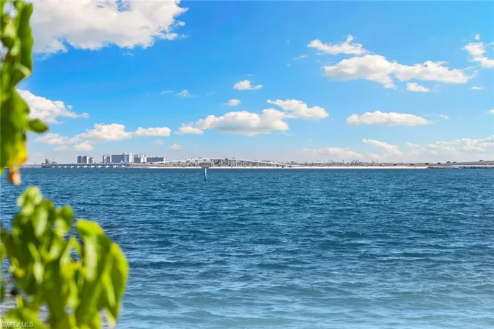 Water view featuring city skyline