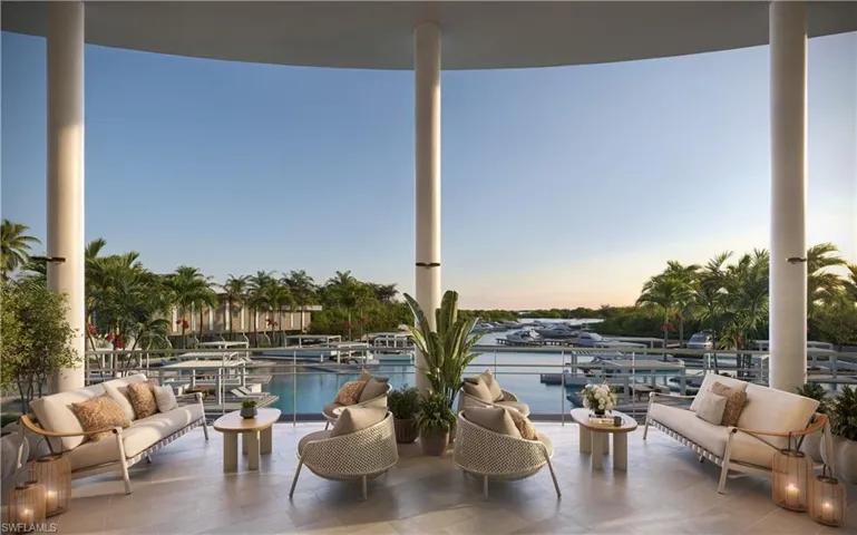Sunset Lounge Patio Views of Estero Bay