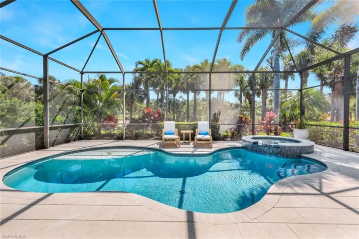 New salt water pool and spa