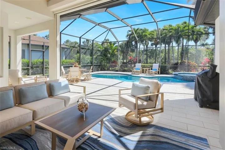 Lanai all new pavers and design storm shutters