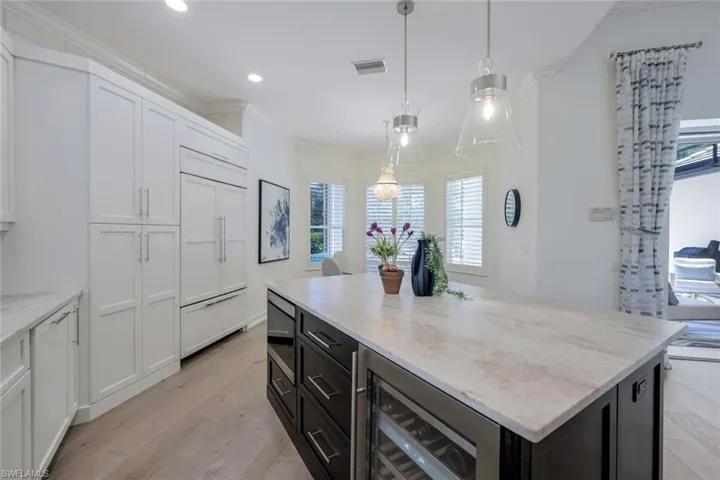 New lighting and builtin pantry