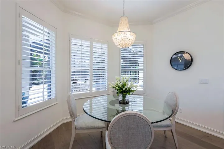 Breakfast nook eat in kitchen
