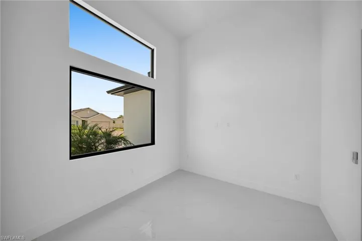 View of tiled empty room