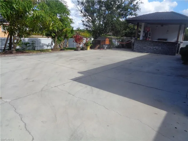 View of gazebo / terrace with concrete patio