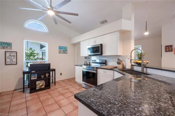 Seating for two in kitchen if desired.