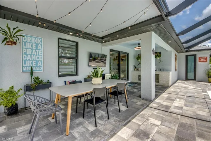 View of patio
