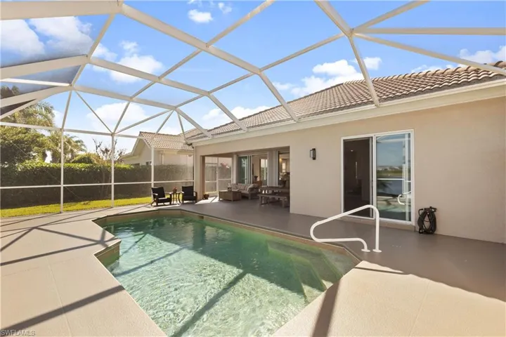 salt water heated pool