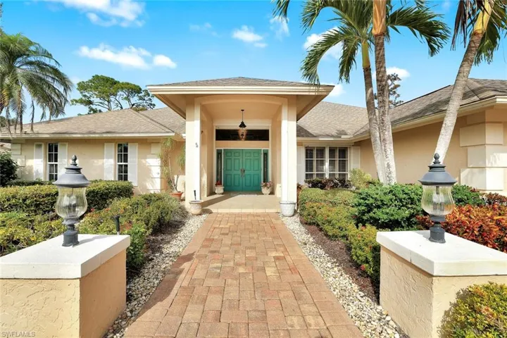 Stately entrance