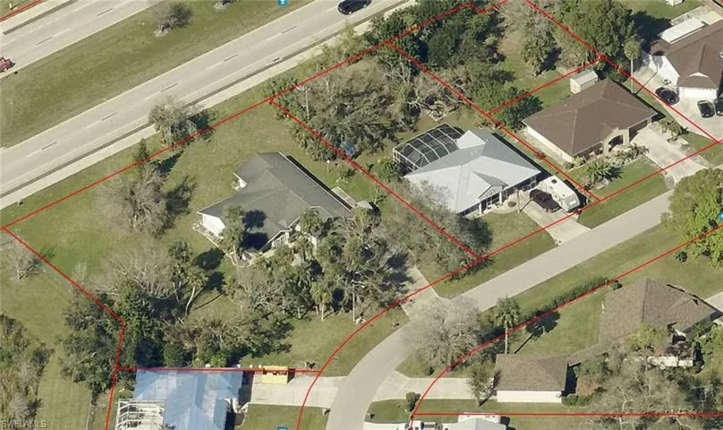Aerial of 16279 Horizon Road.