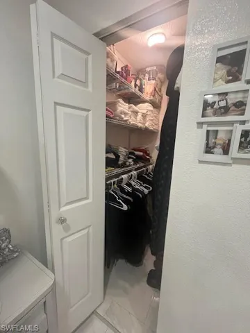 View of spacious closet