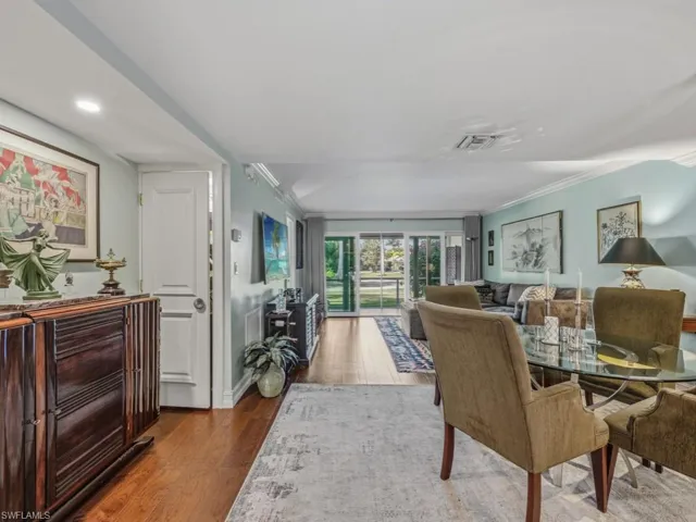Dining room featuring hardwood / wood-style flooring