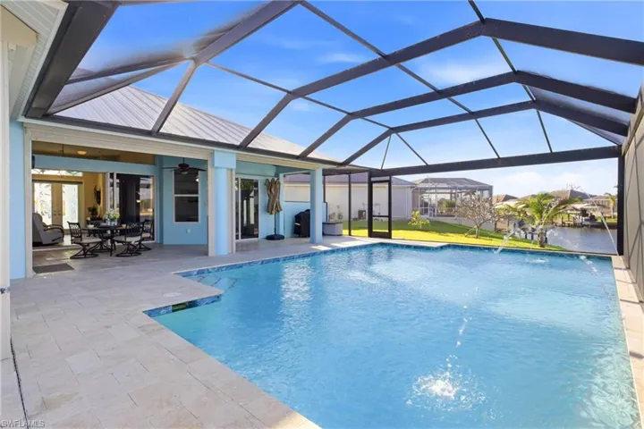Relax poolside while enjoying spectacular water views.