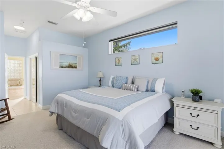 A relaxing owner’s retreat designed for comfort and privacy.