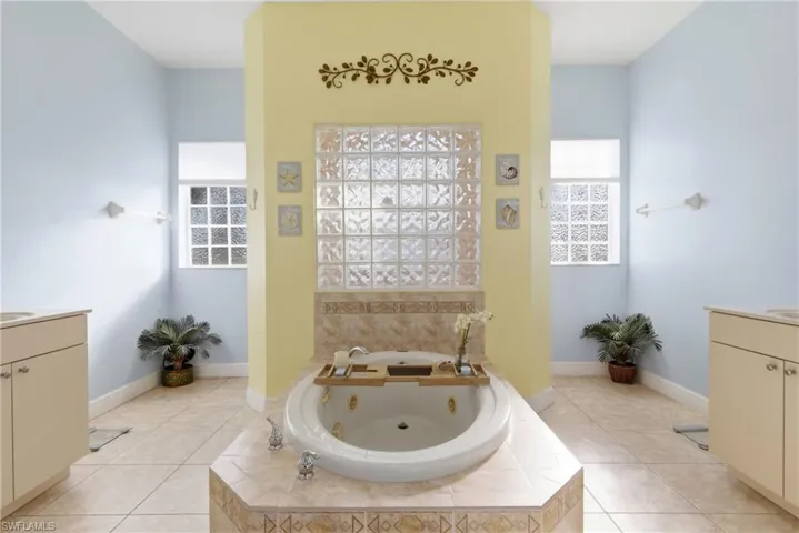 Indulge in a spa-like experience within your own private bathroom.