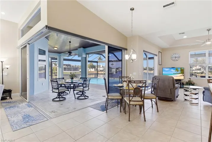 Dine with a view as natural light and shimmering water create an unforgettable backdrop.