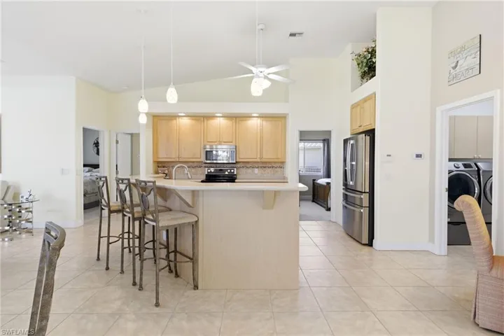 A spacious kitchen designed for entertaining, everyday living, and gathering with loved ones.