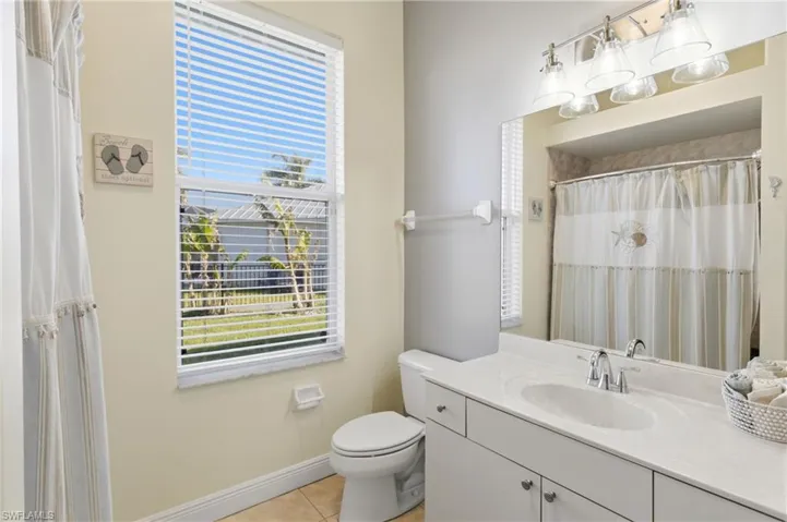 Well-appointed guest bathroom, creating a private oasis for visitors.