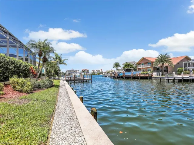 Dock with a water view