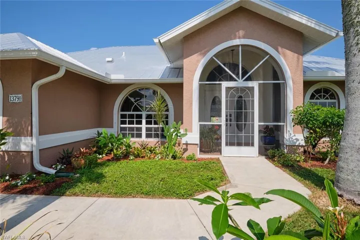 Front of Home with Screened Entry/Porch