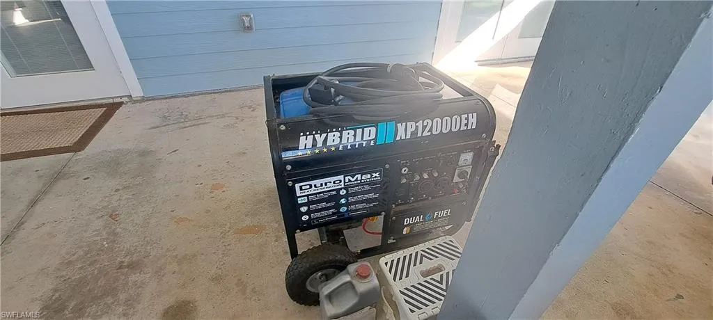 Generator and cord.