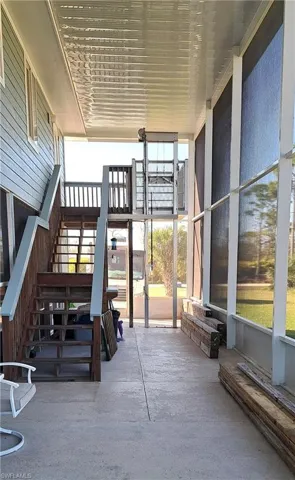 View of patio
