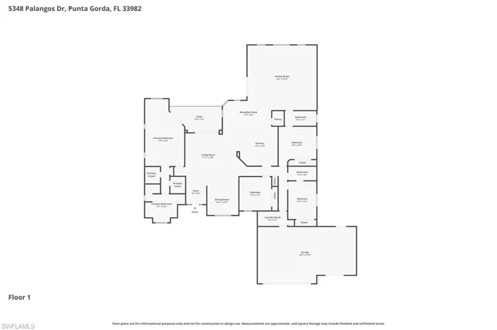 View of floor plan / room layout