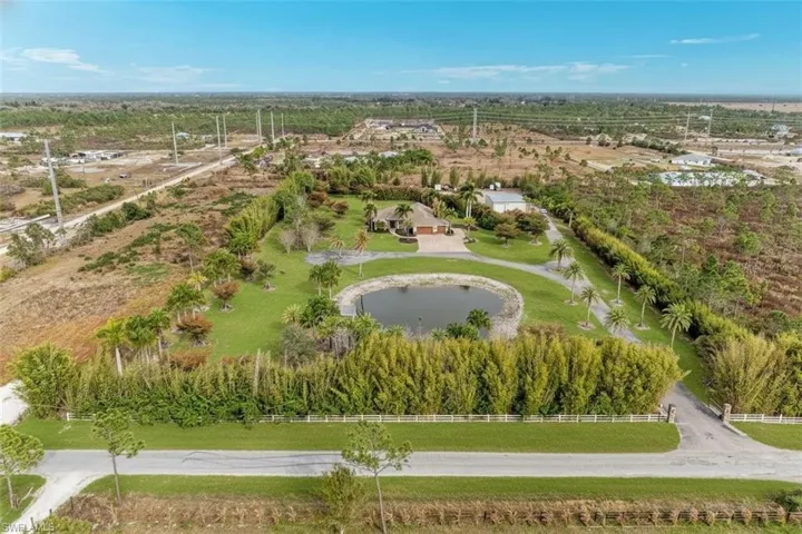 Bird's eye view of a large body of water, virtually staged