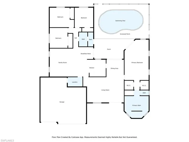 View of room layout