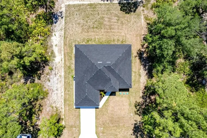 Aerial view of property and surrounding area