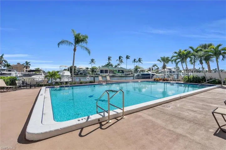 Beautiful community pool-bayside