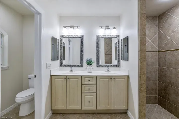 Master Bathroom with double vanity