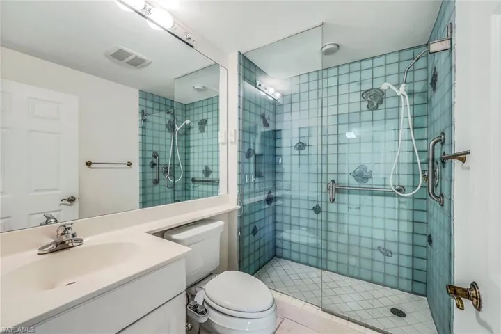 Guest Bath w/ Frameless Walk-In Shower