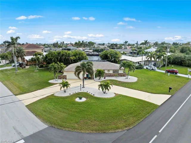 View of community with a lawn