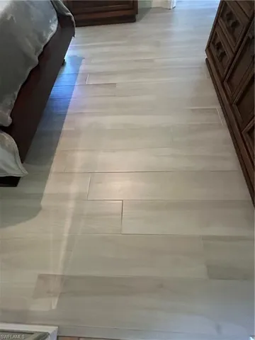 Vinyl wood-style flooring