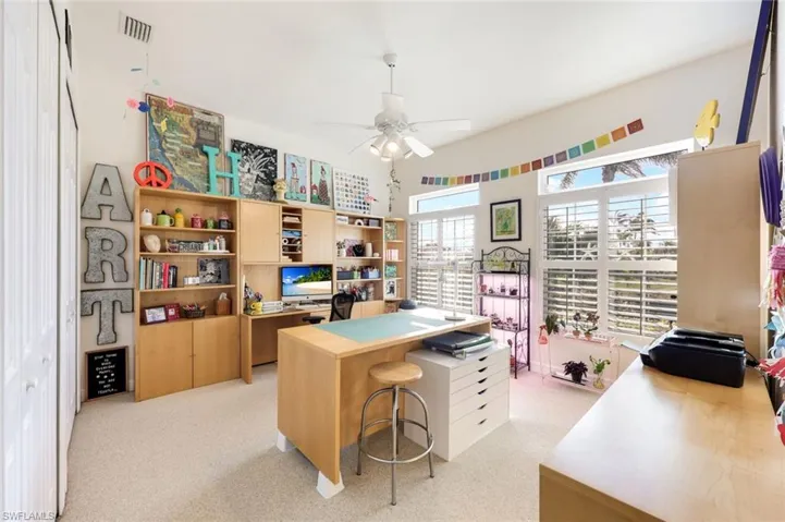 Large dedicated laundry room.