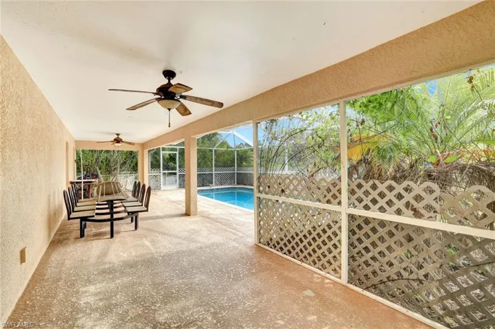 Pool patio