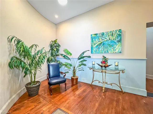 Building entrance hallway