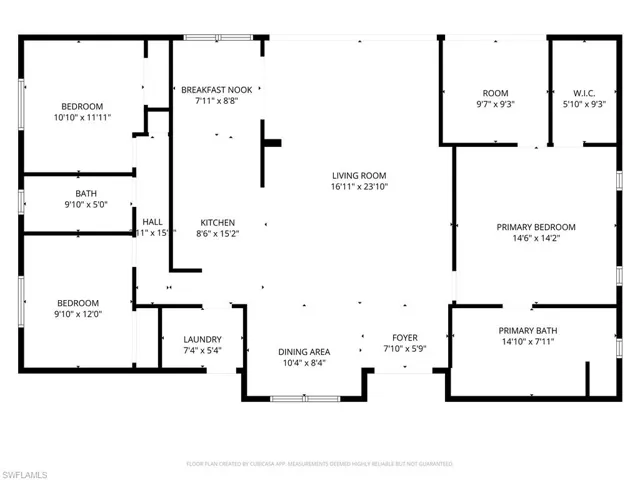 View of room layout